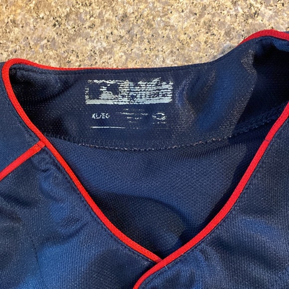 Vintage True Fan Boston Red Sox American Baseball Jersey XL Genuine Merchandise - Picture 7 of 17